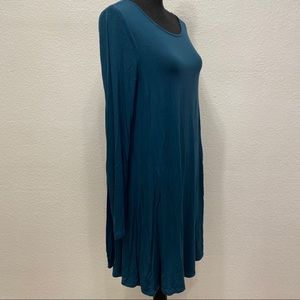 Long Sleeve Flowy Midi Dresses